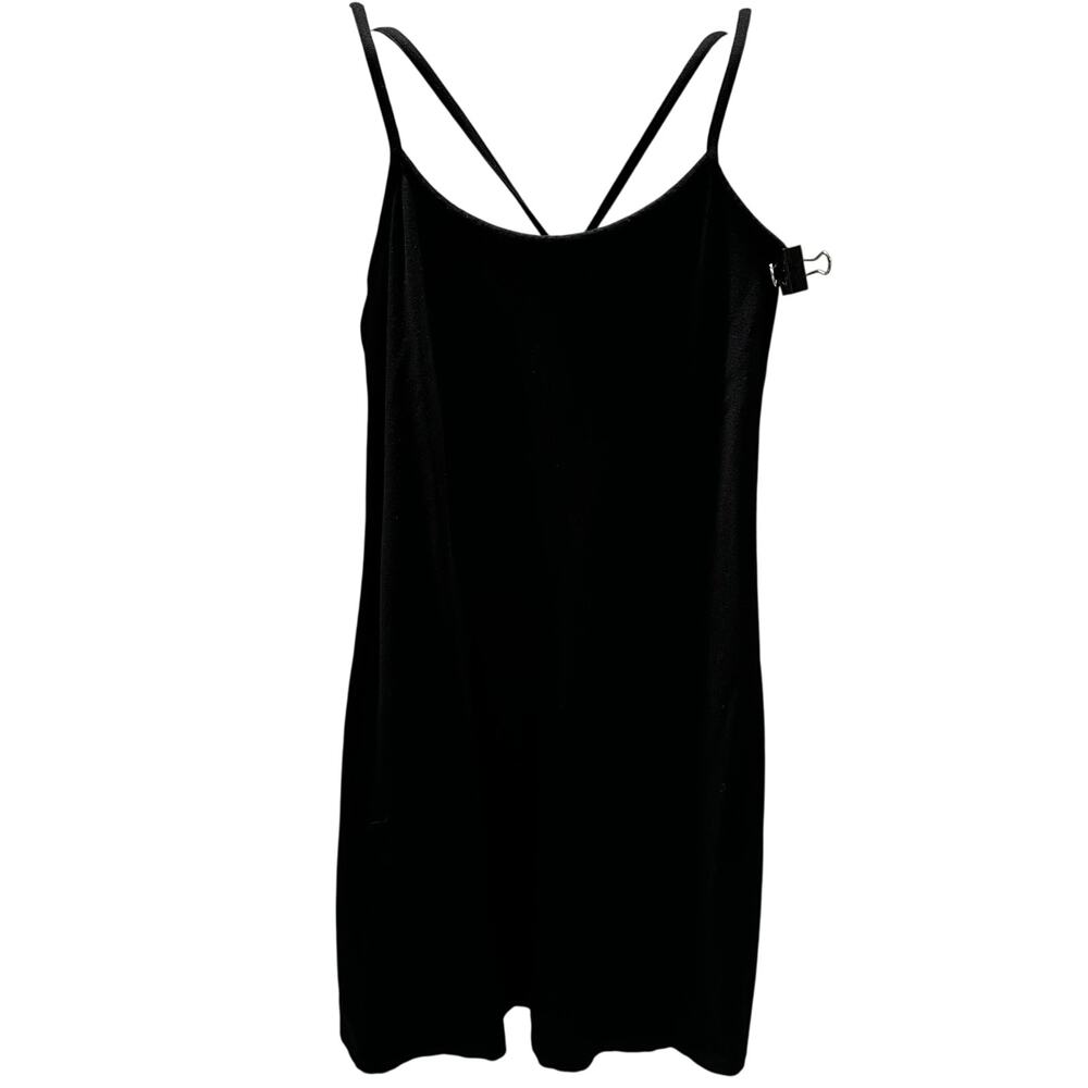 Eileen Fisher Black Viscose Spandex Knit Camisole Women's Dress- Size XS